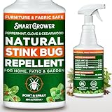 Natural Stink Bug Spray & Repellent for Indoor & Outdoor Use – Plant-Based Stink Bug Eliminator with Essential Oils, Stain-Free on Fabric, Pet & Family Friendly, 16 oz Ready-to-Use
