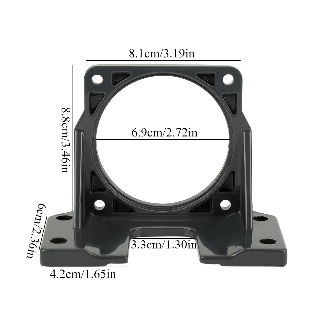 QANYEGN Motor Bracket, Diameter Gear Motors Moting Bracket, Fixed Seat Gear Reduction Motor Holder for Small Stepper Motors(80 * 80)
