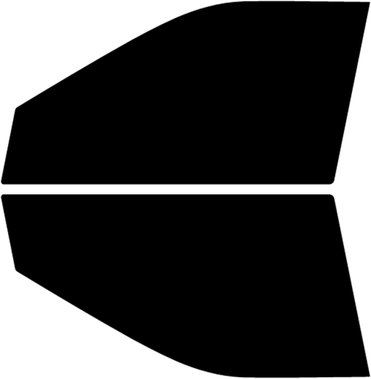 True Line Automotive Precut Auto Window Tint Compatible with Ford Explorer 4 Door SUV 2011-2019 - 20% Front Sides Only - Front Car Window Tint - Window Tint for Cars - Ceramic Window Tint Kit