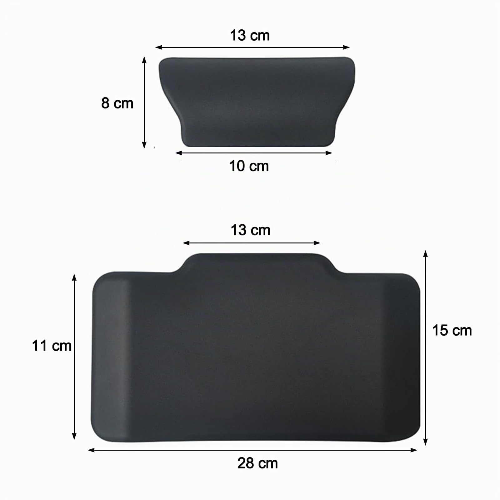 NCONCO Dossier Universel rembourré pour Moto de 45 à 65 L, Coussin de Dossier avec Autocollant pour Moto