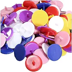50 PCS Marcador de bola de golfe 18 mm cor aleatória marca bola de plástico acessórios no curso