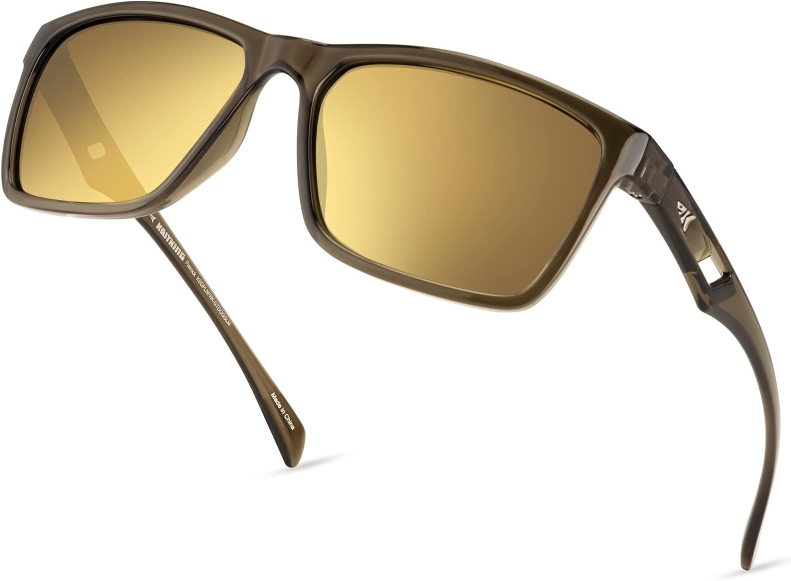 FlatRock Polarized Sport Sunglasses for Men and Women, Ideal for Driving Fishing Cycling Running, UV Protection