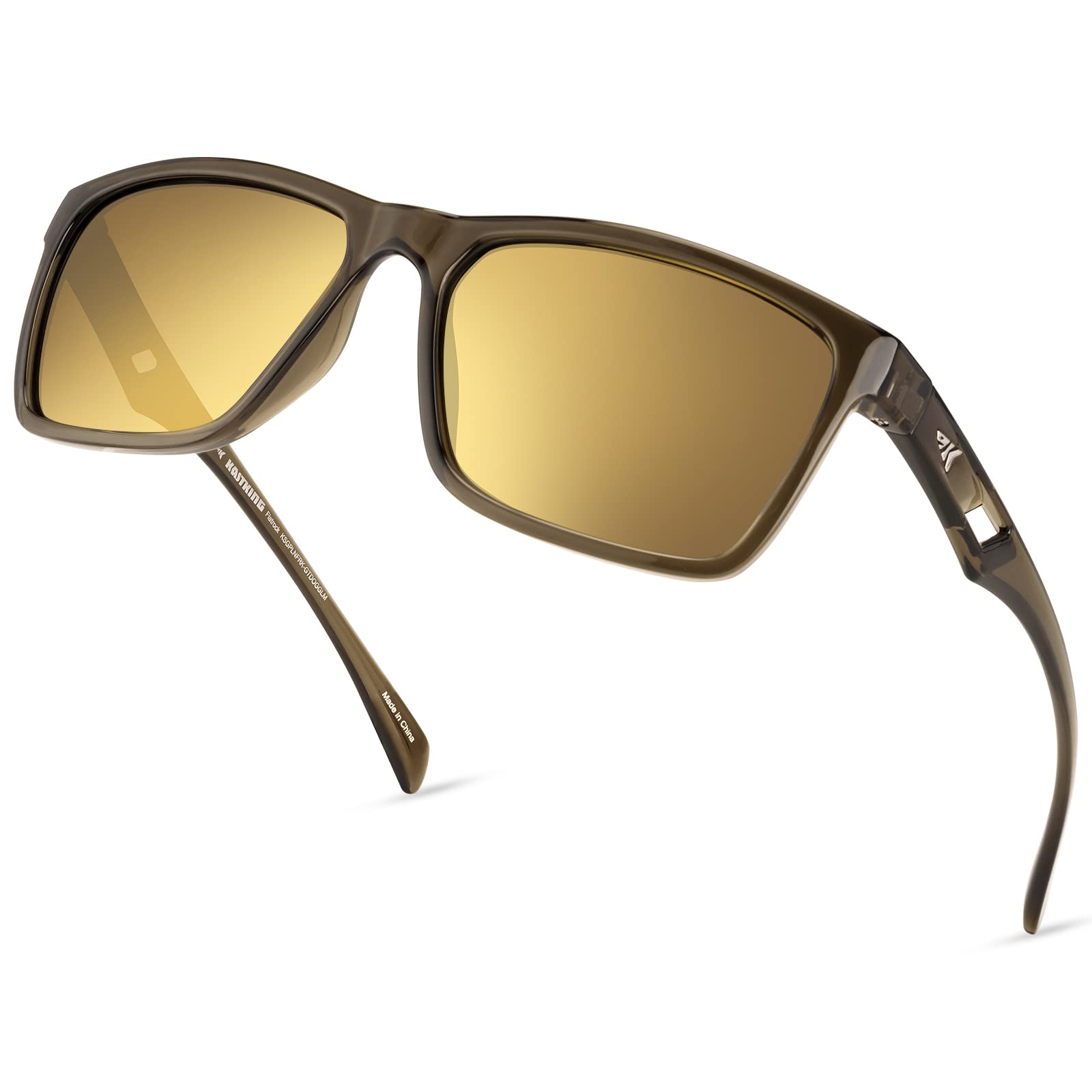 KastKing FlatRock Polarized Sport Sunglasses for Men and Women, Ideal for Driving Fishing Cycling Running, UV Protection