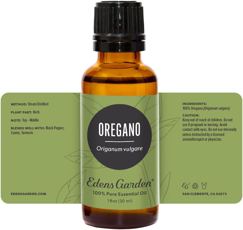 Edens Garden Oregano Essential Oil- 100% Pure Premium Grade, Undiluted, Natural, Therapeutic, Aromatherapy, The Best for Diffuser, Candle, Laundry, Humidifiers 30 ml (1 fl oz)