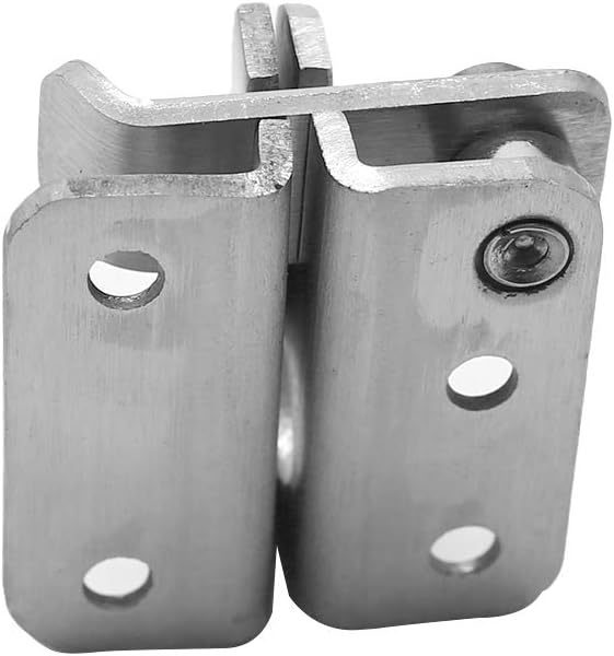 Jiozermi 4pcs SUS304 Stainless Steel Gate Latches Flip Door Latch Safety Door Lock 1.8" x 1.65", Brushed Nickel