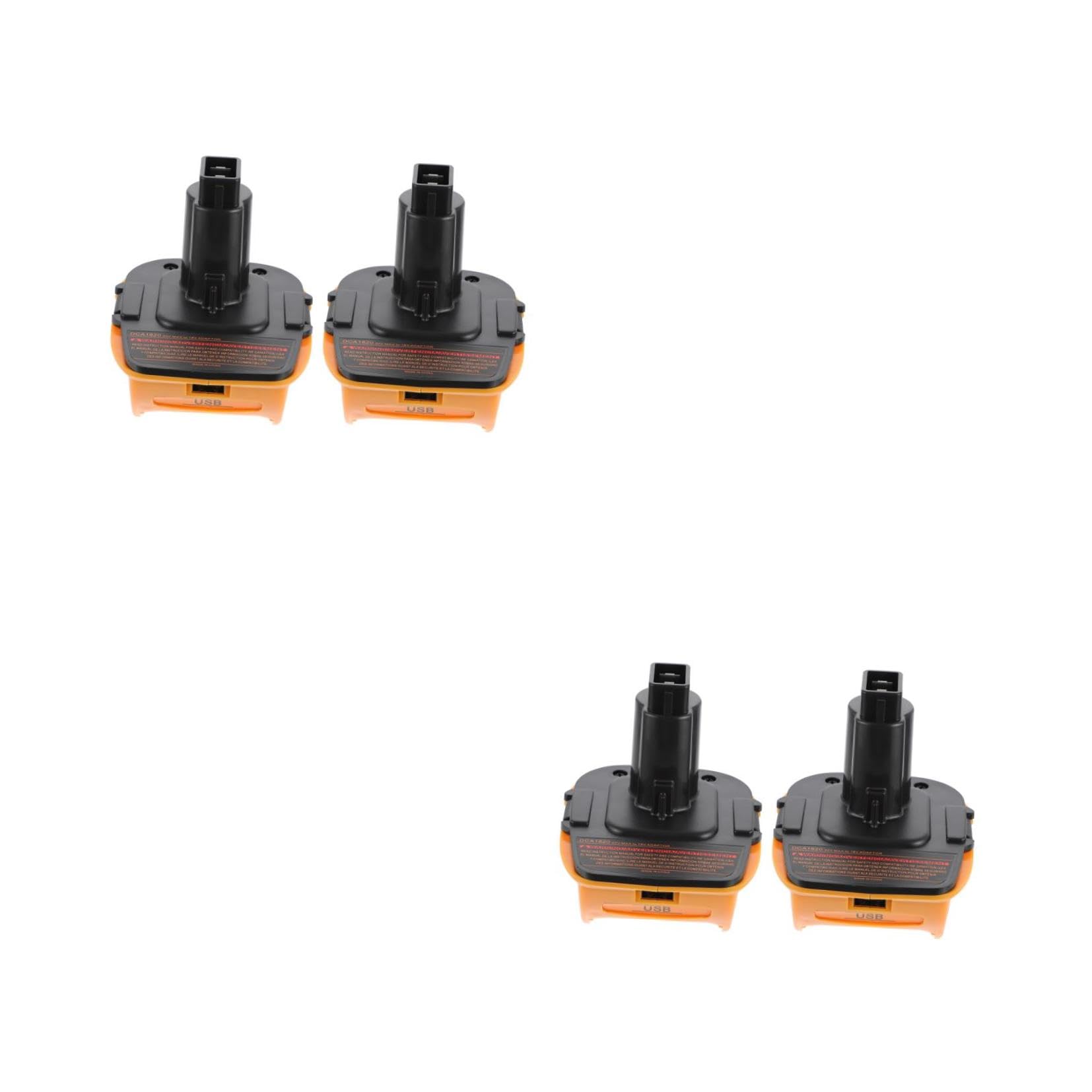 4 Set Adattatore per Batterie Converter per Alimentazione Compatibile con Facile Usare Design