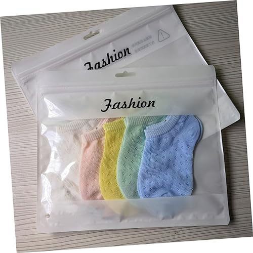 SAFIGLE 5pairs Low Cut Ankle Socks Ultra-thin Breathable Mesh for Years for Everyday Wear and Special Occasions3