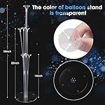 4 Sets Balloon Stand Kits, Balloon Sticks Holder with Base for Table Graduation Birthday Baby Shower Gender Reveal Party Decorations - Image 3
