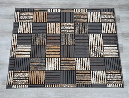 Image of Soft Modern Washable Beautiful Acrylic Rugs for Home Decor Living Room 5x7 Feet (150 x 200 Cm) Grey Color