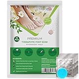 Breathe Foot Soak Effervescent Tablets | Anti Swelling Foot Care Products/Footbath Tablets | Foot Spa Soaking Massage Tablets Treatment for Athletes Foot, Foot Pain, Foot Odor and Tired Feet (15pcs)