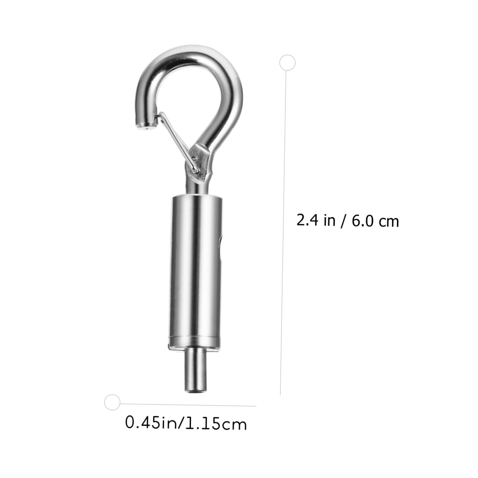 CIYODO 6 Pcs Rope Locker Hooks for Hanging Garland Heavy Duty Hooks C Cable Eye Turnbuckle Cable Turnbuckle Cable Turnbuckle Lanyard Accessories Silver Copper