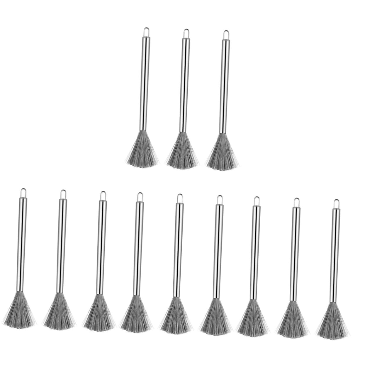VANZACK 4 Ensembles Brosse À Récurer Multifonctionnelle en Acier Inoxydable pour La Vaisselle Les Casseroles Et Les Poêles 3 pièces * 4