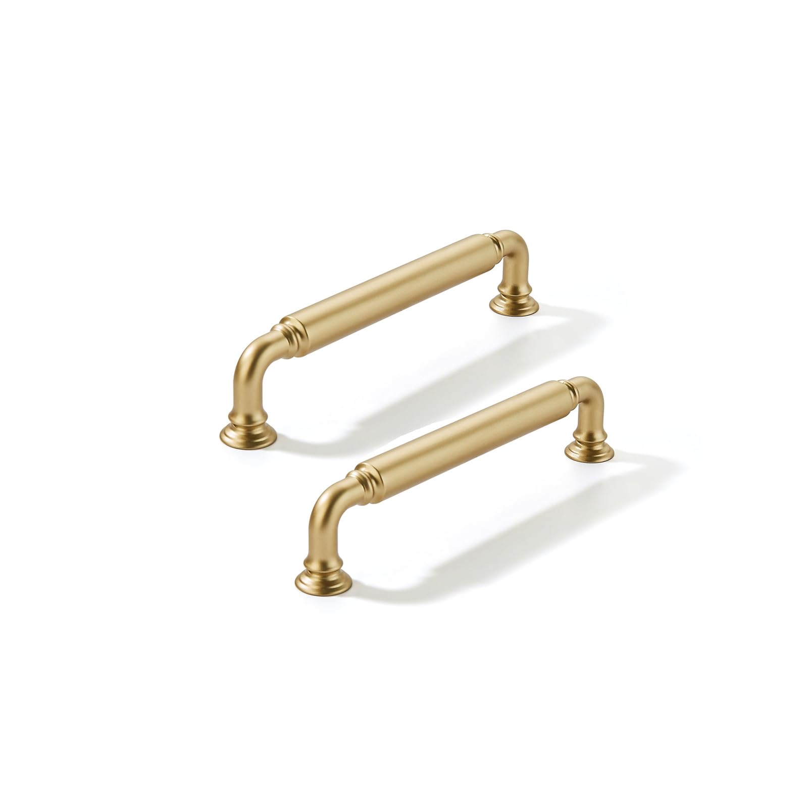 2 Pack 6 Inch Hole Center Champagne Bronze Cabinet pulls Champagne Brass Heavy-Duty Solid Cabinet Handle Hardware Suitable for cabinets Dressers Kitchens and Bathroom cabinets. — Amazon image 14