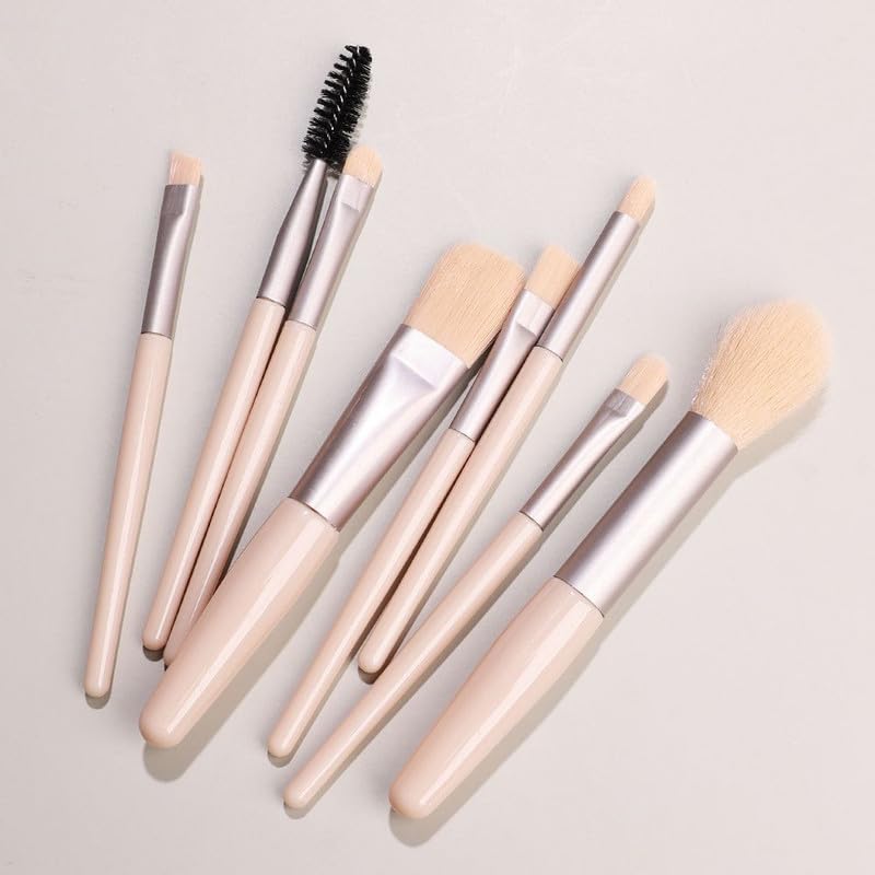 Makeup Brush Set for Face Eyes Contour Foundation Powder Blush Concealer Eyeliner Eyeshadow Brushes with Powder Puff Kit Friendship Gifts for Women Christmas Gifts Valentines Day