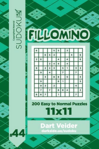 Sudoku Fillomino - 200 Easy to Normal Puzzles 11x11 (Volume 44)