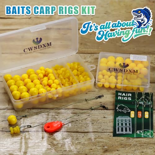 Carp Fishing Hair Rigs Baits Carp Rigs Kit Fishing Equipment Accessories (#2#4#6#8-206pcs) by Generic - Image 6