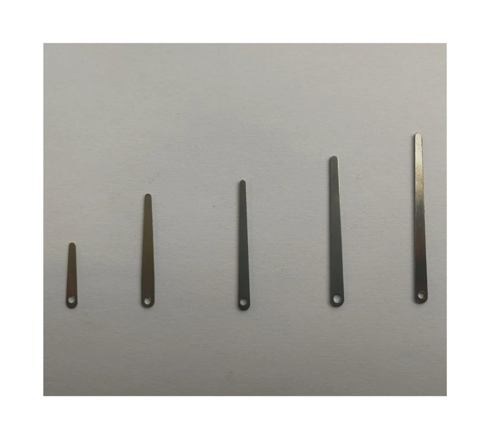 MMLFX 50pcs Saxophone Flute Clarinet Leaf Flat Spring (Size : No.2)