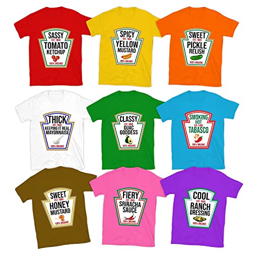 Group Costume Tshirts, Ketchup Mustard, Relish Costumes