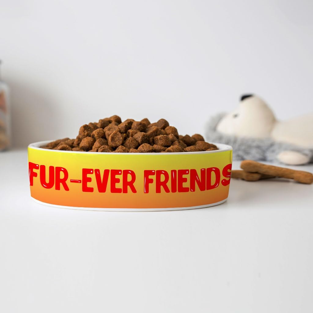 Cute Kawaii Pet Bowl – Trendy Dog Bowl – Printed Pet Food Bowl Ceramic Dog Bowl – Food Dish or Water Bowl for Pets