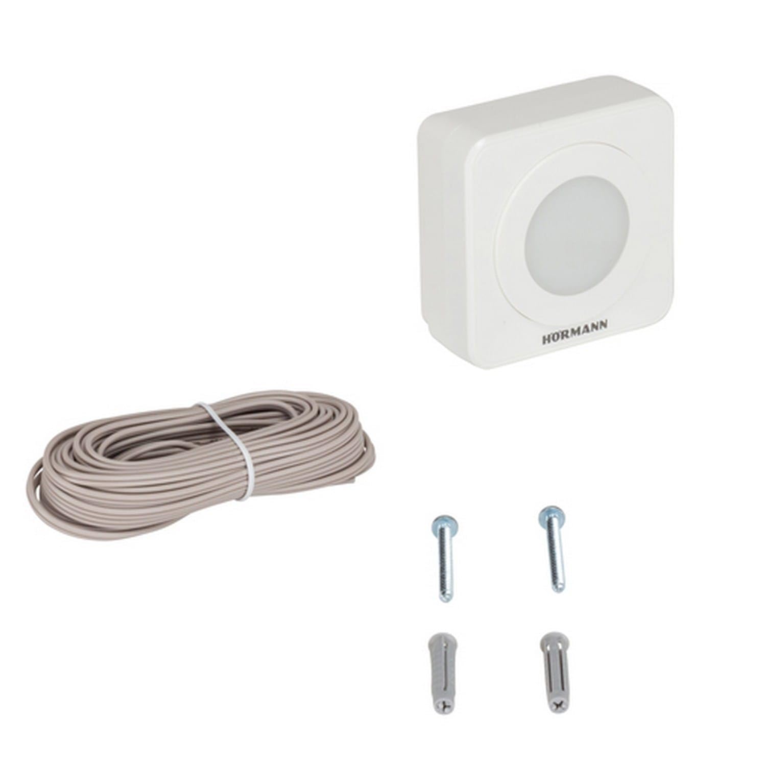 Hörmann 4511646 Bouton-poussoir / bouton-poussoir intérieur IT1b-1 ~ recouvert, gros bouton éclairé, ouverture confortable du portail