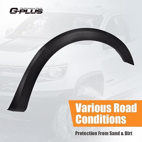 Miniatura 6 de G-PLUS Guardabarros compatibles con Ford F250 F350 F450 1999-2007 Super Duty texturizadas estilo fábrica Flares de rueda (no compatible con modelos