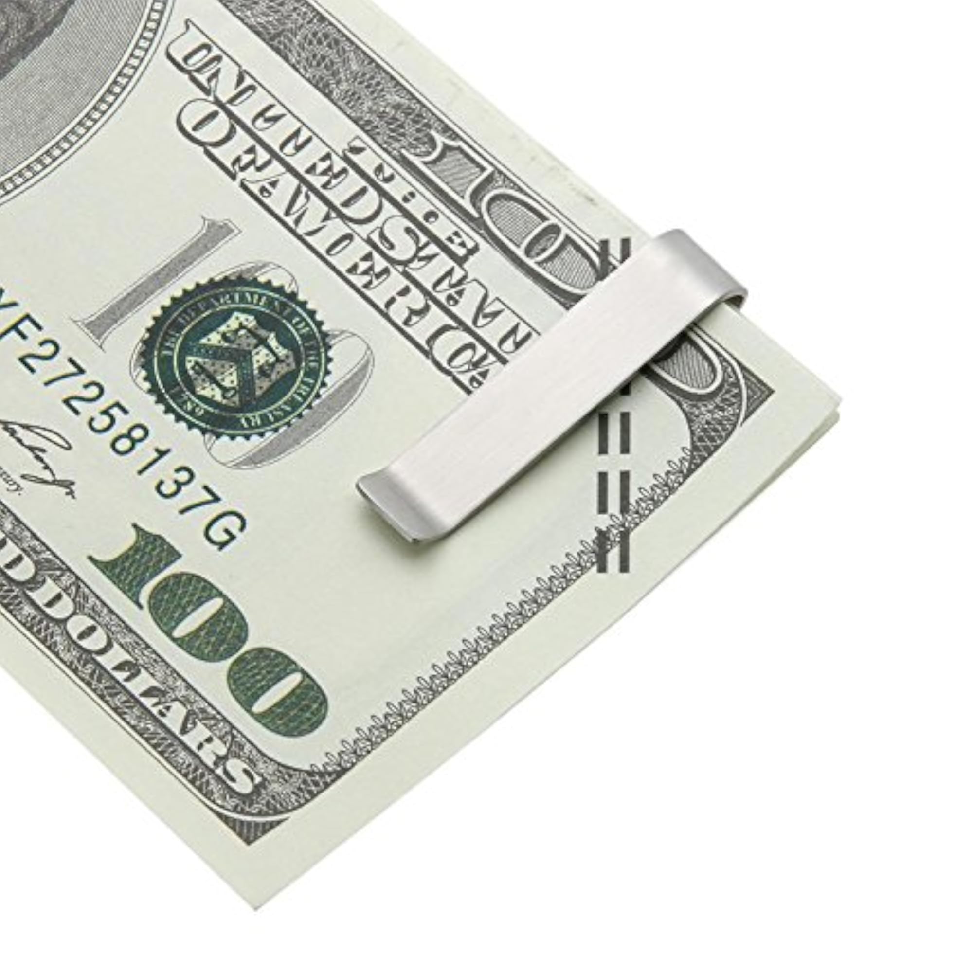 Stainless Steel Money Clip Holder Folder Collar Clip