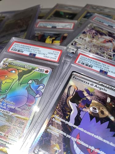 Perfetta per Collezionisti e Appassionati Pokémon! Ideale per chi vuole ampliare la propria collezione di carte rare Pokémon o trovare pezzi unici da collezione con una certificazione.