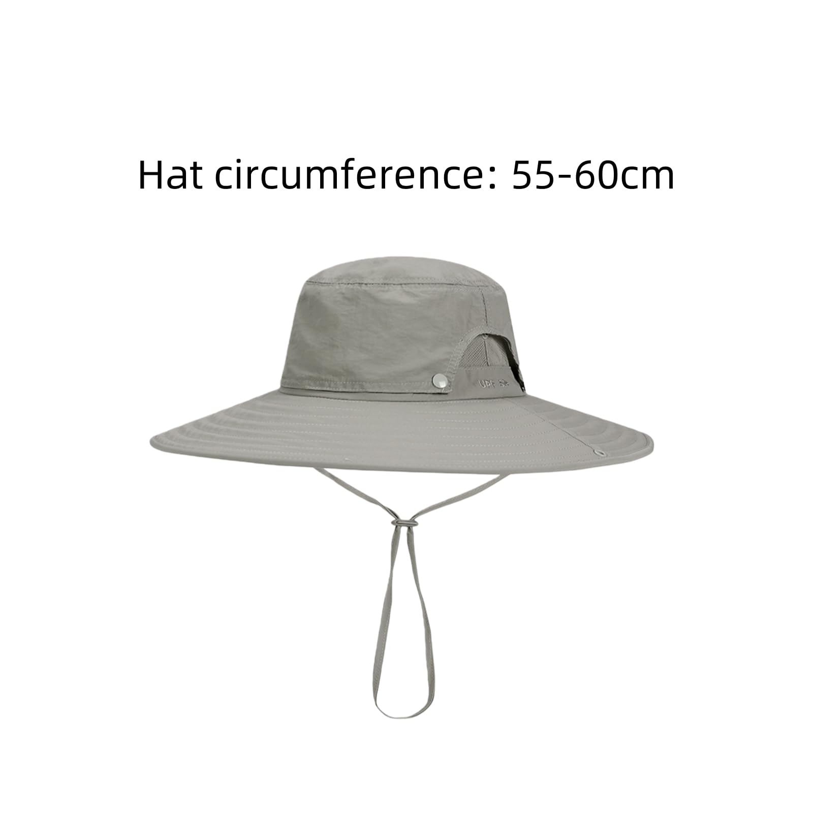Cappello Pescatore Uomo Traspirante da Pesca All'aperto A Tesa Larga alla Moda con Parasole Estivo