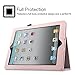 Fintie Folio Case for iPad 2 3 4 (Old Model) - Slim Fit Smart Stand Protective Cover Auto Sleep/Wake for iPad 2, iPad 3rd gen & iPad 4th Generation with Retina Display, Rose Gold