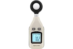 Portable UV Sensor Light Meter | Digital Light Meter and Ambient Temperature Meter