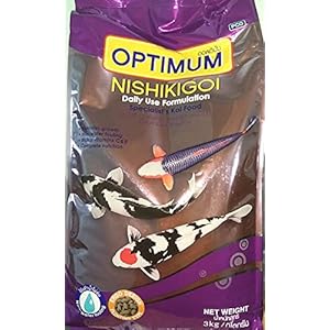 Optimum PCG Nishikigoi Floating Large Pellet, 3 Kg for Fish, All Life Stages