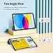 ProCase for iPad (A16) 11th Generation 11 Inch 2025/ iPad 10th Generation 10.9 Inch 2022 Case, Slim Smart Cover with Translucent Hard Shell Back, Supports Touch ID, Auto Wake/Sleep -Navy