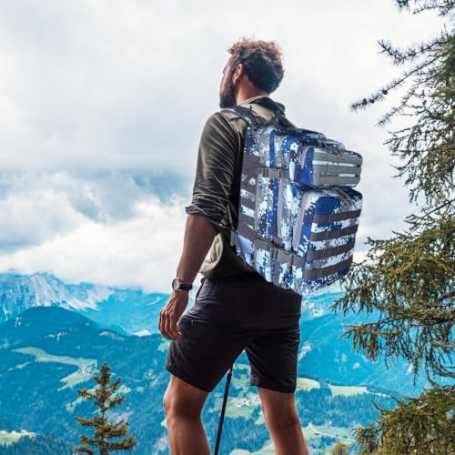HEMSO Militär Rucksack Herren,45L Groß Rucksack Wasserdicht Outdoor Assault Survival Wanderrucksack Herren… – Ansicht 6