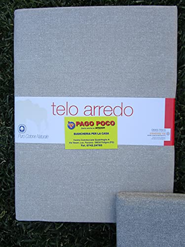 PAGO POCO Telo Arredo Multiuso Copritutto in Tinta...