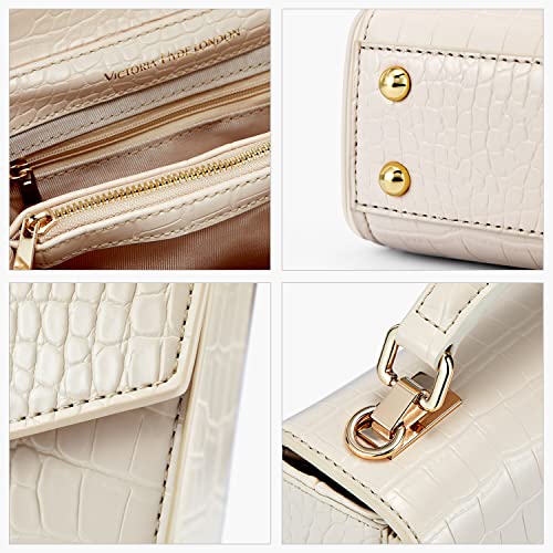 VICTORIA HYDE Women's Top Handle Handbag, Satchel Purses, Square Crossbody Bags - Image 6