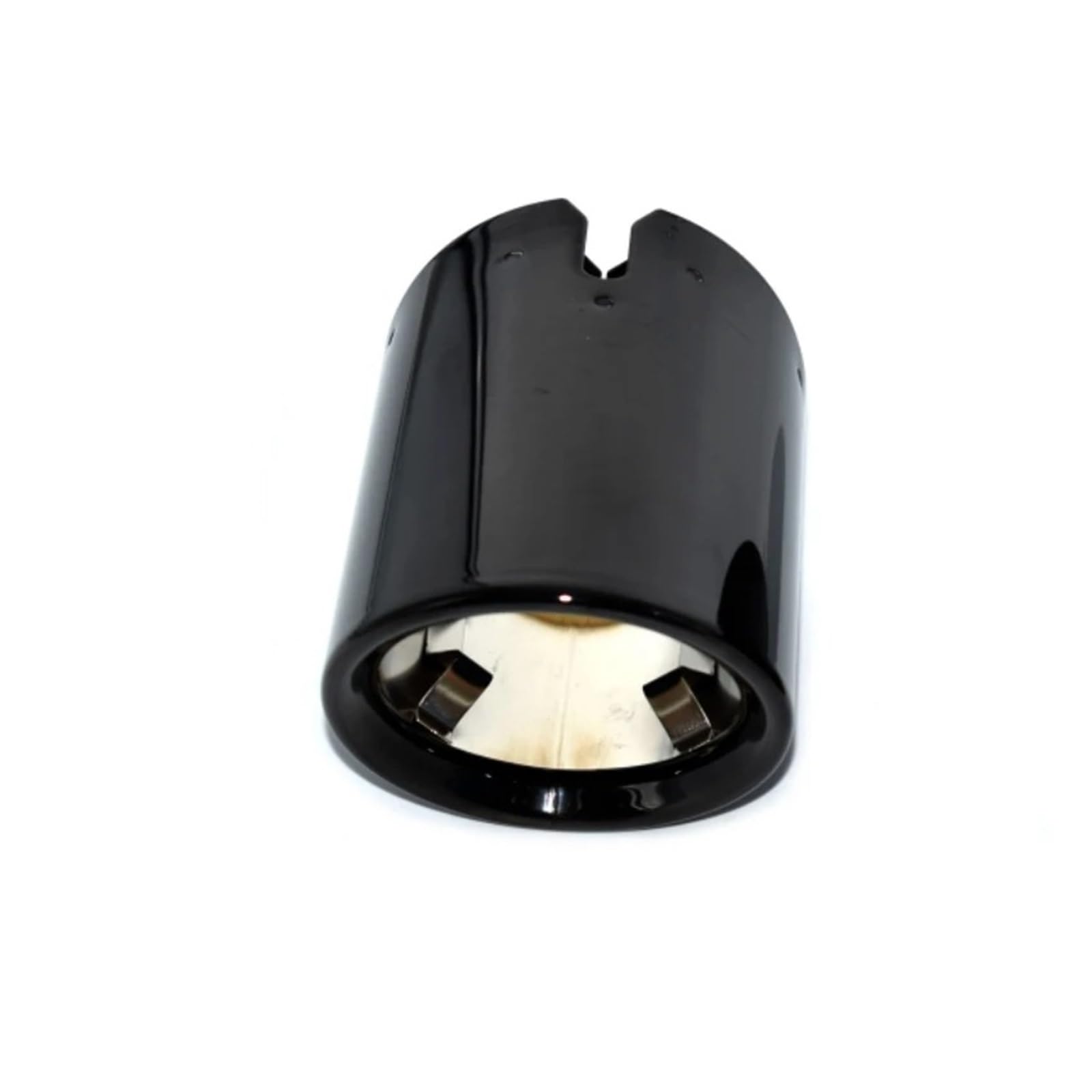 Cola de escape para BMW Serie 3 en acero inoxidable negro 5