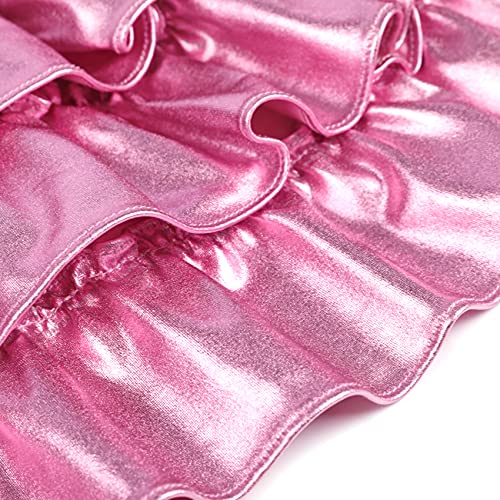 Somlatrecy Girls' Metallic Skirt Toddler Gold Tutu Skirt For Girls Sequin Skirt Pink 12 Years #TOP4