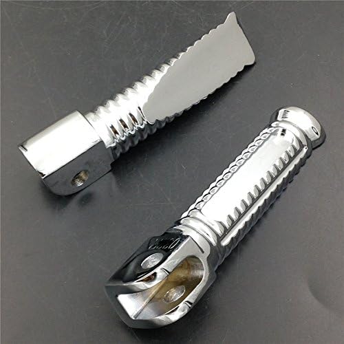 Miniatura 3 de HTT Front Foot Pegs For Yamaha YZF 600R R6 R6S R1 FZ6 FZ Fazer XJR FJR 1300 Cromado