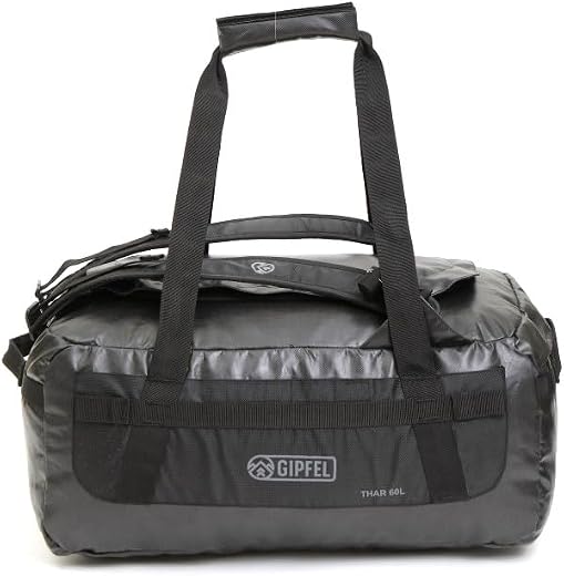 GIPFEL Thar 60L Heavyduty Duffle | Travel Bag | for Outdoors, Expedition, Travel, Packing &amp; Storage - Men &amp; Women - (60 L,...