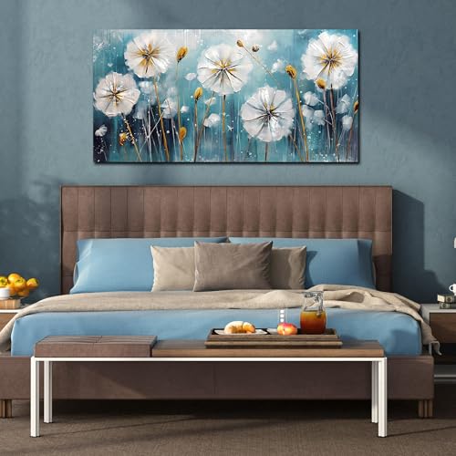 Décoration murale pissenlit pour réchauffer un mur blanc vide - 5