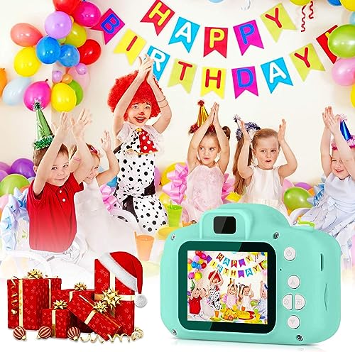 CADDLE & TOES Kids Camera, Christmas Birthday Festival Gifts for Girls or Boys Aged 4-12 Years Old, Kids Digital Camera for Kids with Video, HD Digital Camera Toys for Kids (Light Green with SDCard) - Image 4