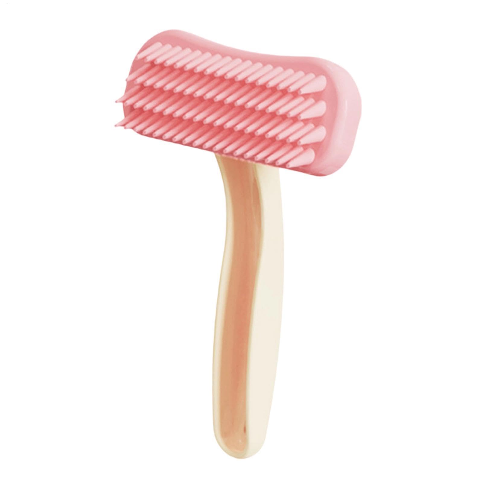 Peigne de lapin - 13,8 cm - Brosse de massage en silicone - Outil de nettoyage doux en ABS pour lapins, chats, chiots, épilation douce, toilettage du pelage, bain, massage, accessoires pour usage