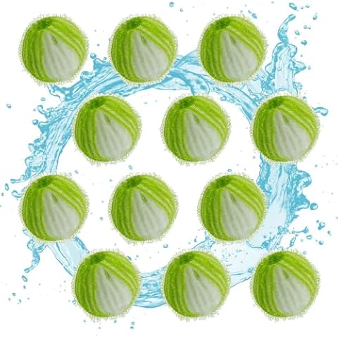 BSlocator Pet Hair Remover for Laundry, Laundry Pet Hair Catcher Lint Remover, Washing Machine Hair Catcher, Washing Dryer Balls for Clothing Dog Cat Pet Fur Remover 12 PCS Cover