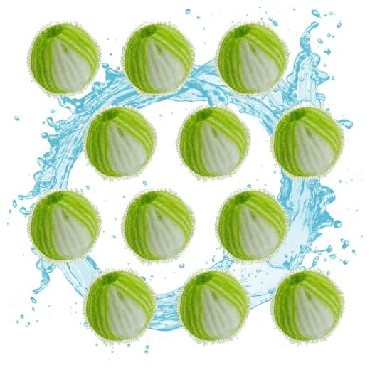 BSlocator Pet Hair Remover for Laundry, Laundry Pet Hair Catcher Lint Remover, Washing Machine Hair Catcher, Washing Dryer Balls for Clothing Dog Cat Pet Fur Remover 12 PCS