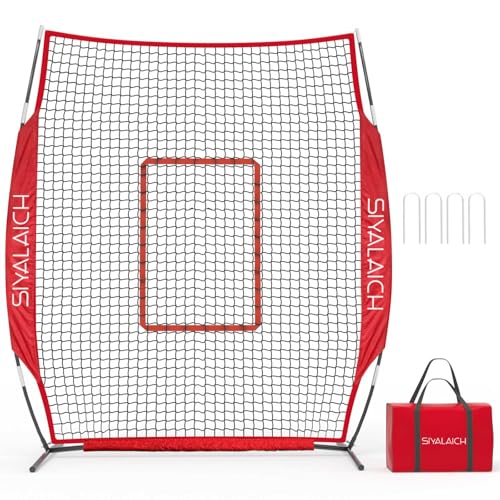 SIYALAICH Portable Baseball & Softball Pitching Screen