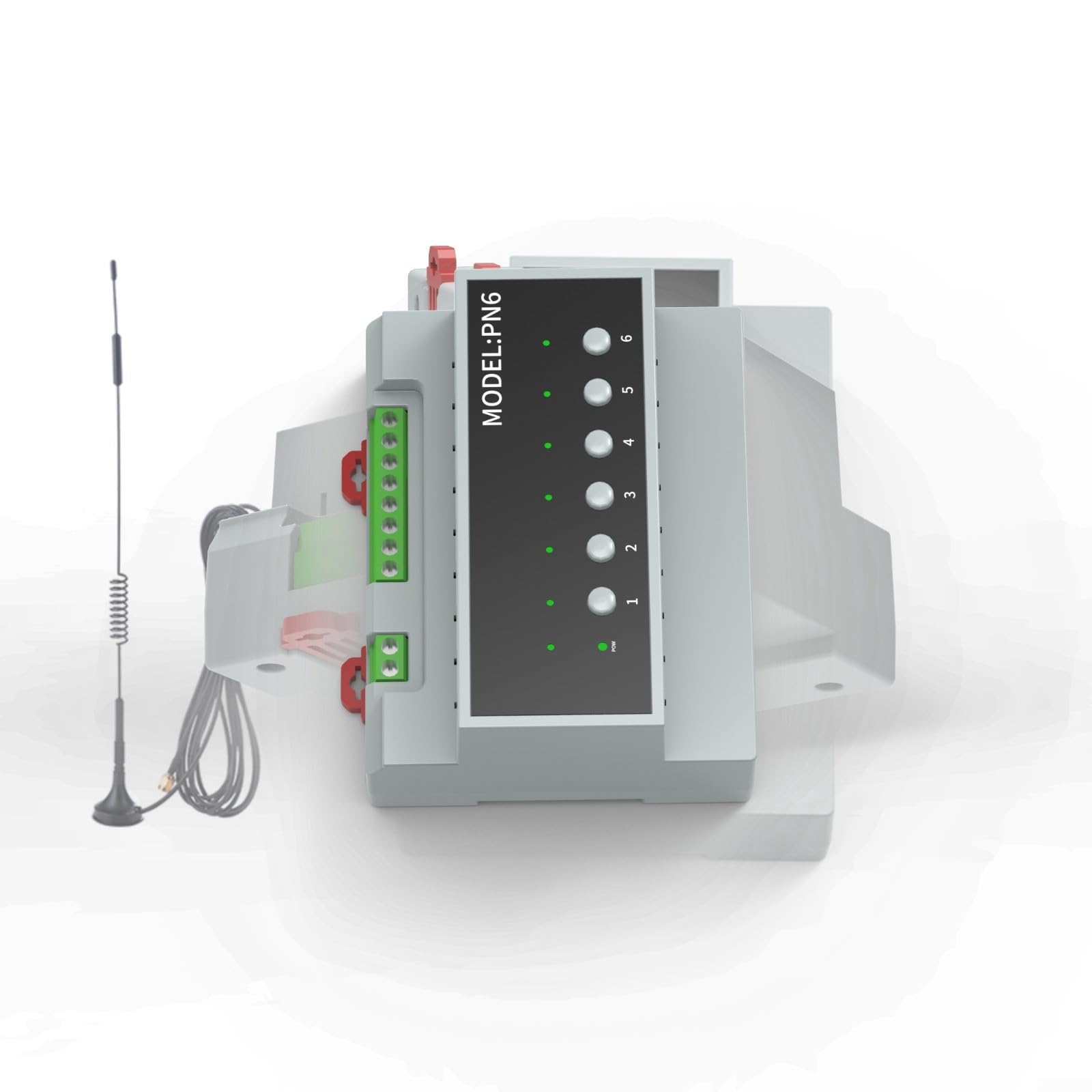 Tuya Smart per Zigbee per relè Switch a 6 canali 16 A, telecomando Wi-Fi, assistente vocale, 3 modalità di ritorno della corrente, interfacce espandibili, per automazione di casa e ufficio