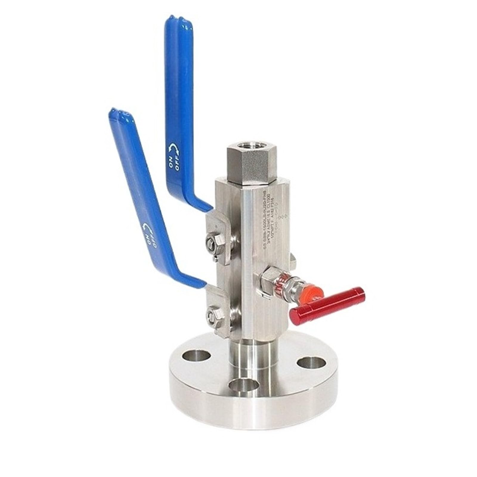 Belovek One Color Sbb Dual Ball Discharge Valve 3/4 "Rj 1500Lb Stainless Steel 316 High-Pressure Flange