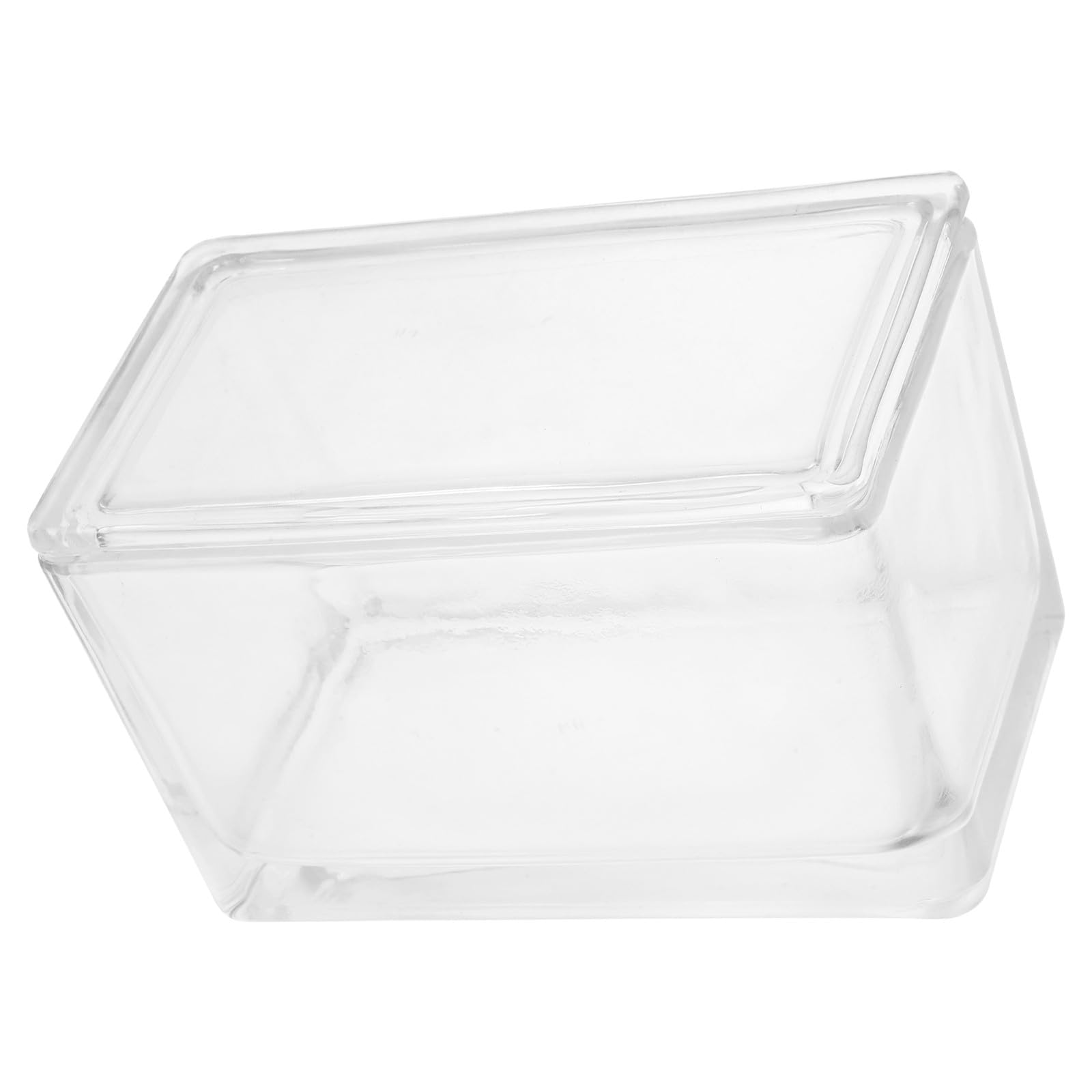 VALICLUD Estuche para Tinción de Vidrio con Capacidad para 60 Portaobjetos, Accesorios para Microscopios, Estructura Vertical y Horizontal, Material Vidrio, Adecuado para Experimentos