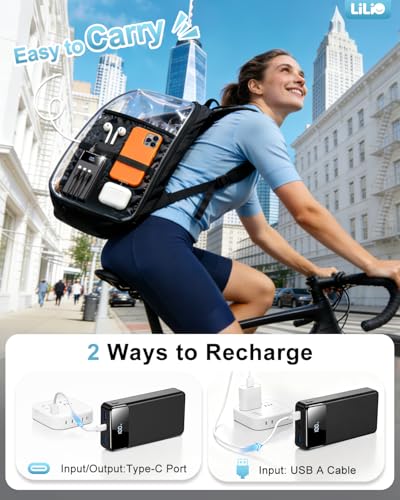 LILIO Portable Charger Power Bank,60,000mAh Battery Pack, 22.5W Power Bank Fast Charging with USB Cable, Phone Charger for iPhone 17/16/15/14/13 All Series/Samsung/Android, Camping Essentials, Black - Image 7