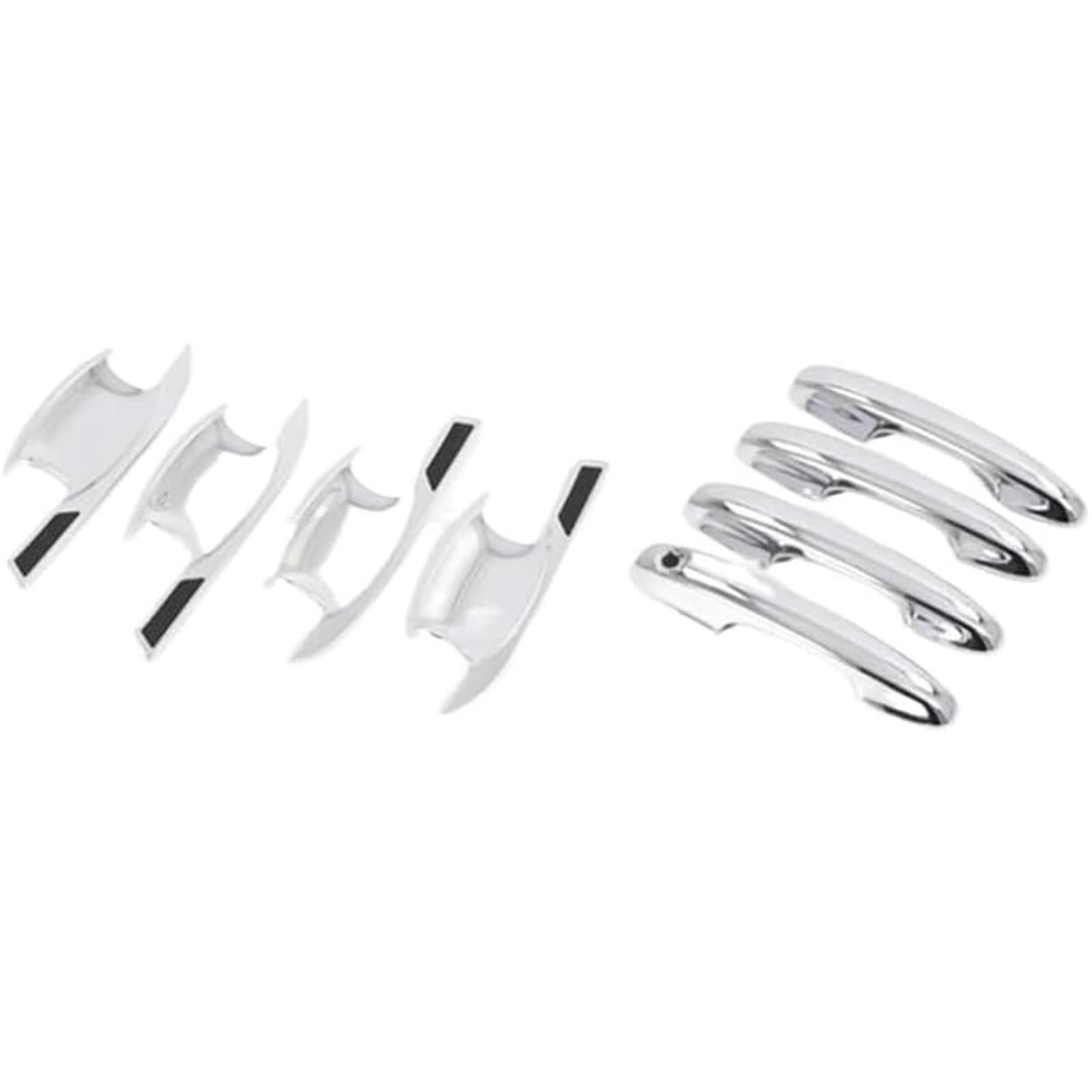 Glymzoi 4 Car Exterior Door Handles Car Left Exterior Door Handle Style Accessories Sticker For Byd 2022 + Bowl